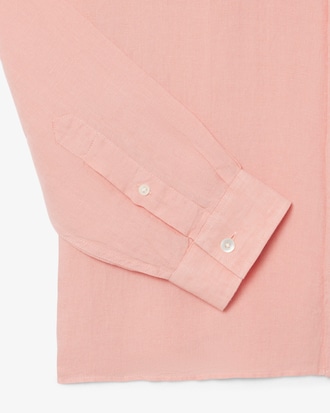 Camisa de lino de corte regular