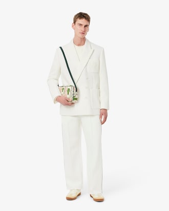 Pantalón de chándal de piqué de corte holgado