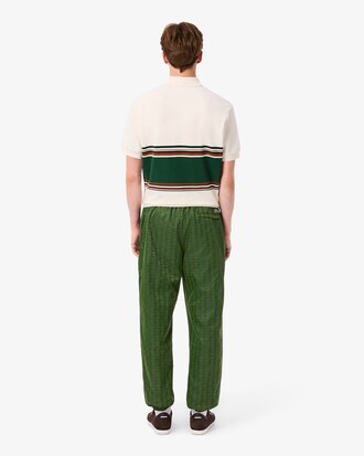 Pantal&oacute;n de ch&aacute;ndal con monograma