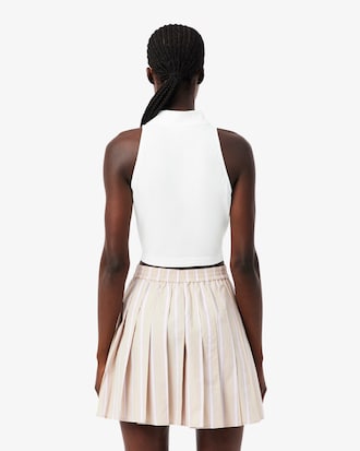 Polo sin mangas de piqu&eacute;