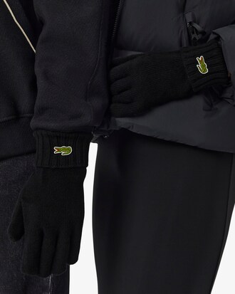 Guantes de punto jersey de lana