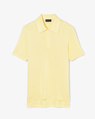 Polo de piqué satinado de corte regular Runway