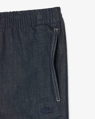 Pantal&oacute;n vaquero con cintura el&aacute;stica y corte holgado