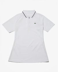 Polo de mujer Lacoste SPORT Golf en tejido t&eacute;cnico con paneles de malla y cuello de cremallera