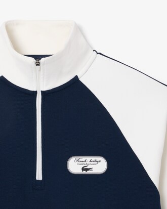 Quarter Zip Tennis Heritage Badge Sweatshirt