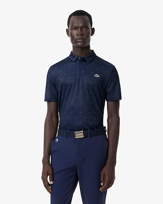Polo de golf de corte regular con estampado