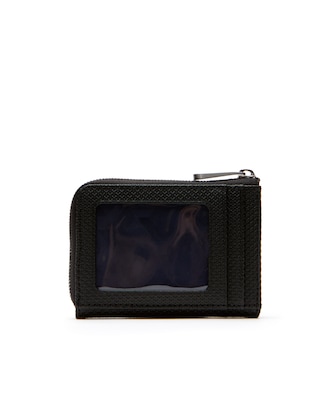 Tarjetero De Hombre Chantaco En Piel Piqu&eacute; Mate Con Cremallera