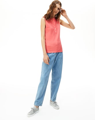 Polo Lacoste Sin Mangas Slim Fit