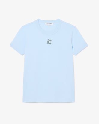 Camiseta de punto jersey con bordado