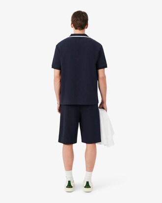 Pantal&oacute;n corto de piqu&eacute; de doble cara de corte holgado