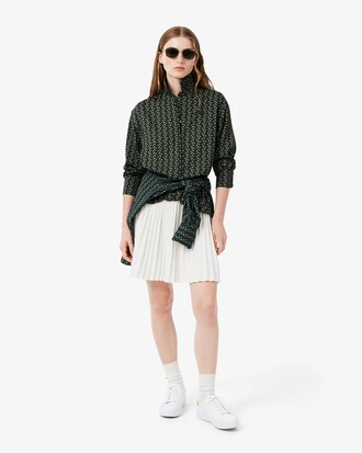 Camisa oversize vaporosa con estampado