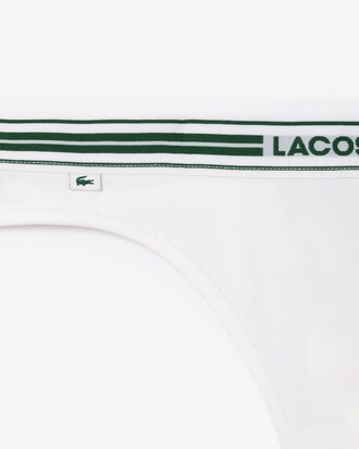 Tanga de algodón elástico