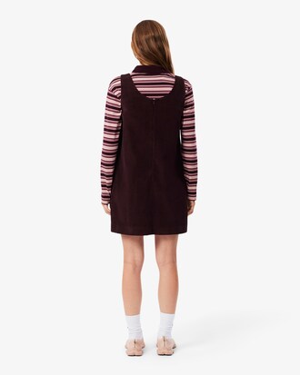 Vestido sin mangas de pana