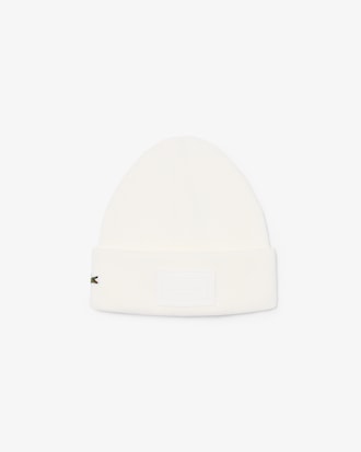 Gorro de mezcla de lana con insignia