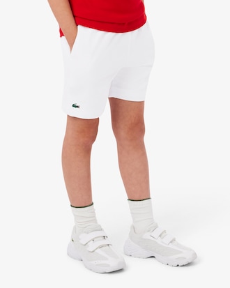 Pantal&oacute;n corto deportivo de tafet&aacute;n de rombos