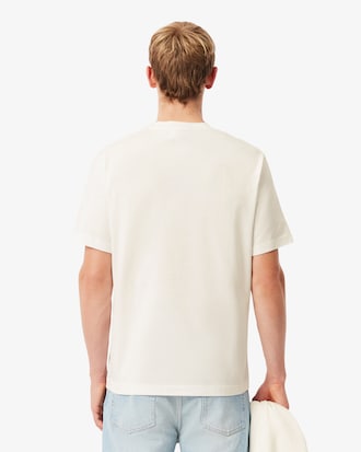 Camiseta de algodón con insignia