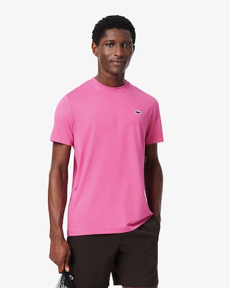 Camiseta de tenis de jacquard el&aacute;stico Ultra-Dry