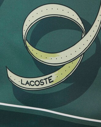 Pa&ntilde;uelo de seda estampada Runway