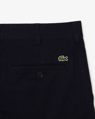 Pantal&oacute;n chino corto de corte ajustado de algod&oacute;n el&aacute;stico