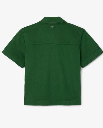 Polo de denim oversized