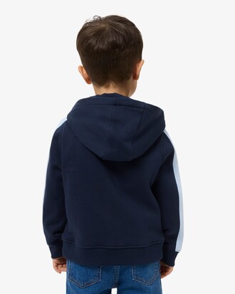 Sudadera con capucha de felpa con cremallera