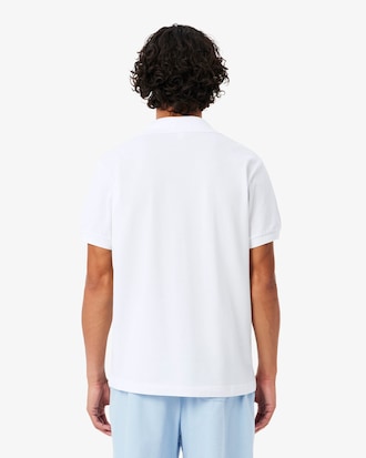 Polo de piqu&eacute; estampado de corte cl&aacute;sico