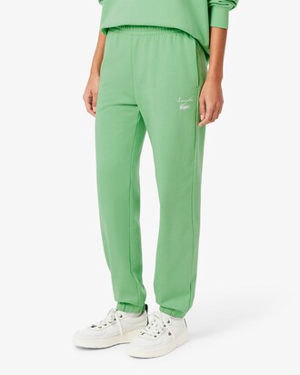 Pantalón de chándal de felpa con logotipo