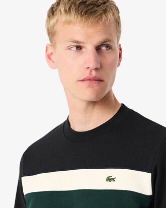 Sudadera de felpa color block