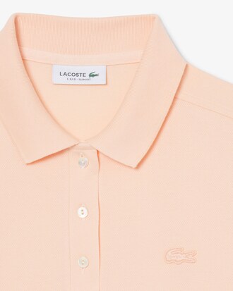 Polo de mujer Lacoste en piqu&eacute; de algod&oacute;n stretch