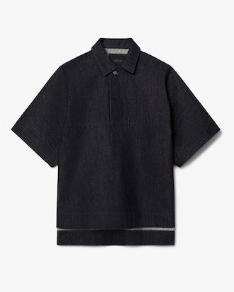 Polo de denim oversize Runway