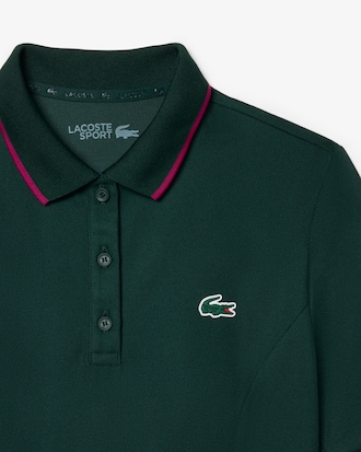 Vestido de golf con ribetes en contraste Ultra-Dry