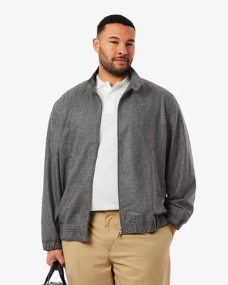 Chaqueta Harrington de lana