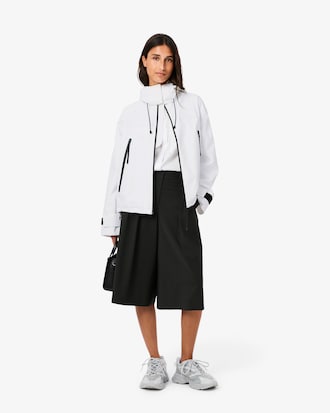 Parka con capucha impermeable oversized
