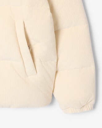 Chaqueta de plum&oacute;n de pana