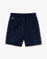 Pantal&oacute;n corto de ni&ntilde;o Lacoste SPORT Tennis ligero con franja y estampado de cocodrilo