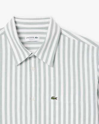Camisa Oxford de corte regular de rayas