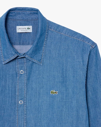 Camisa denim ligera de corte regular