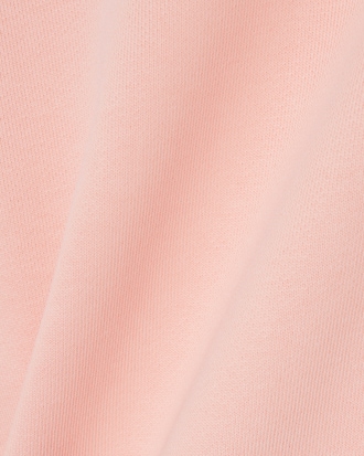 Sudadera de cuello redondo de felpa de corte holgado