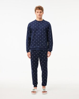 Sudadera loungewear con estampado de cocodrilo