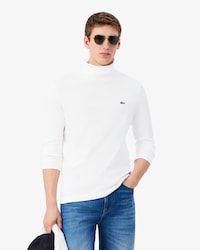Camiseta de manga larga y cuello vuelto