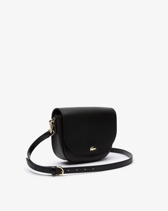 Bolso hombro redondo Chantaco piel piqué solapa