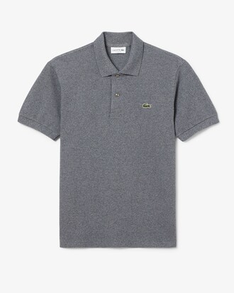 Polo jaspeado de corte clásico L.12.12