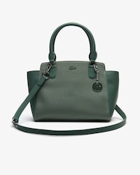 Women's Daily Classic Gusseted Bi-Material Tote Bag