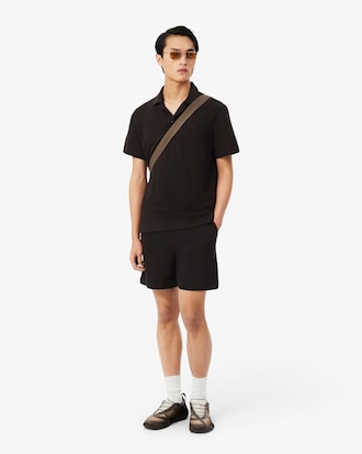 Polo texturizado de corte cl&aacute;sico
