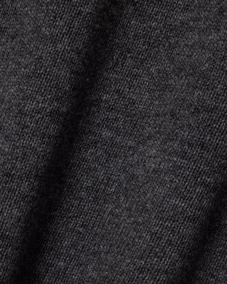 Jersey de cuello alto de lana cardada con cremallera