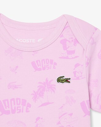 Conjunto para reci&eacute;n nacido de algod&oacute;n estampado