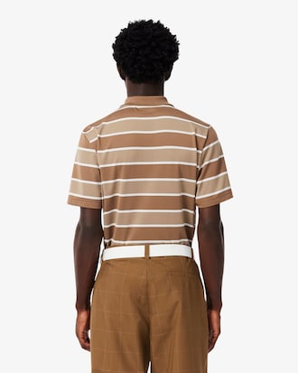 Polo de golf el&aacute;stico de rayas Ultra Dry