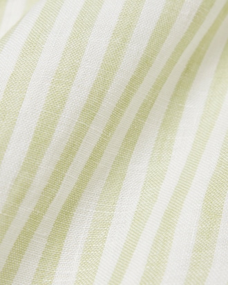 Camisa de lino de corte regular de rayas