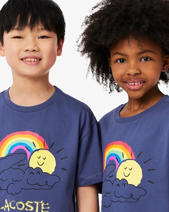 Camiseta de algodón estampada