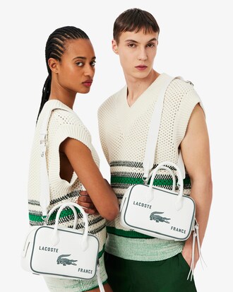 Bolsa de deporte peque&ntilde;a de piel estampada Runway